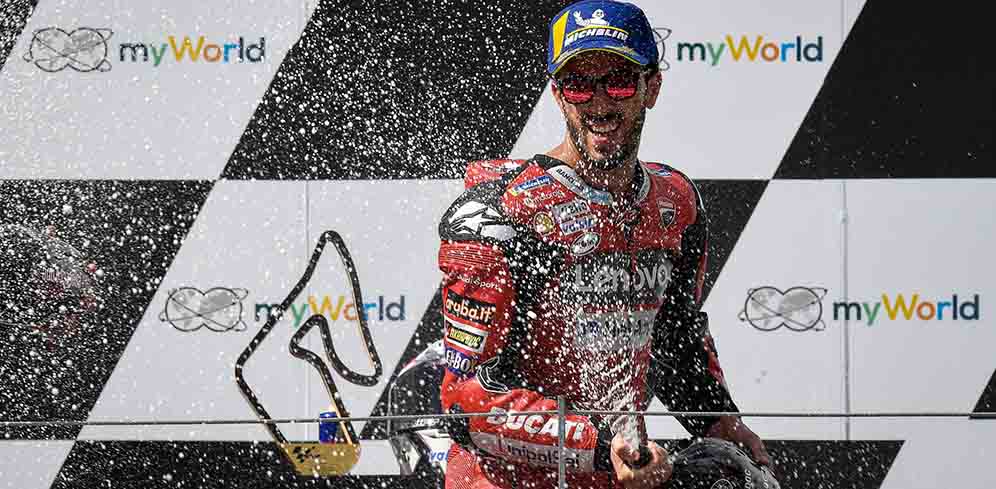 Kemenangan Emosional Dovizioso Buat Ducati